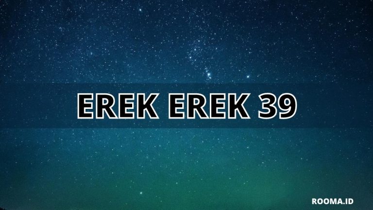 Angka Erek Erek 39