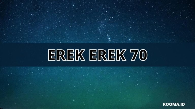 Angka Erek Erek 70