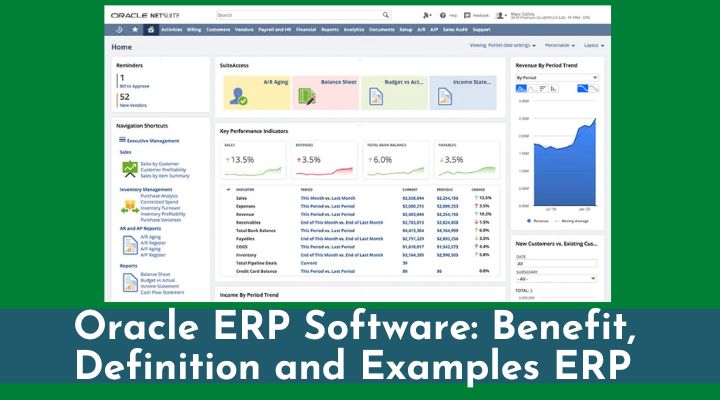 Oracle ERP Software Benefit, Definition and Examples ERP